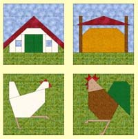 boerderij quilt patchwork patronen
