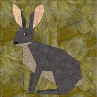 konijn - gratis quilt patroon