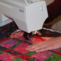 Workshop quilten op de naaimachine