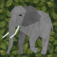 olifant - gratis quilt patroon