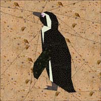 pinguin - gratis quilt patroon